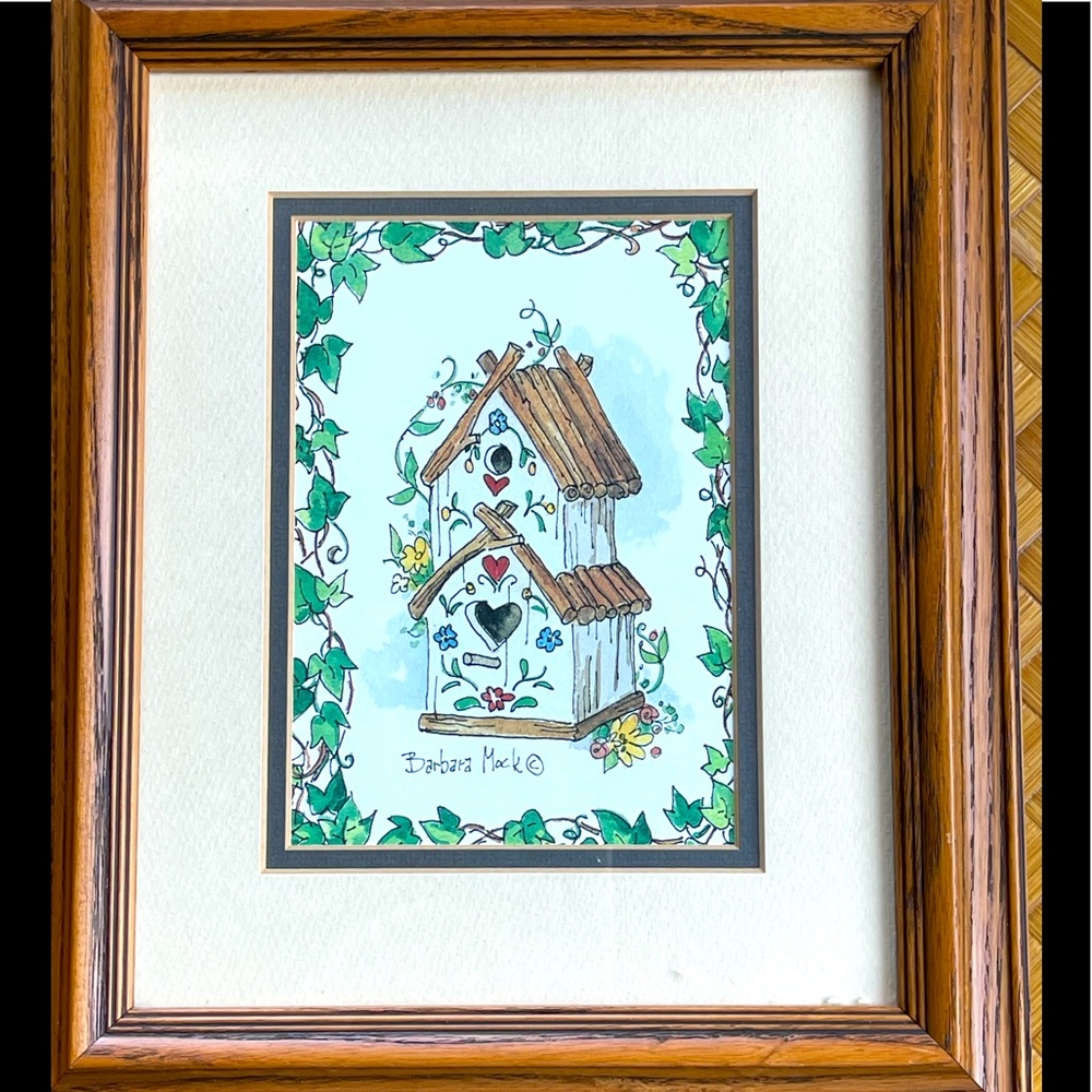 Barbara Mock Birdhouse print